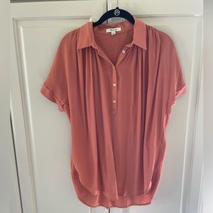 Madewell Central Drapey Popover Shirt